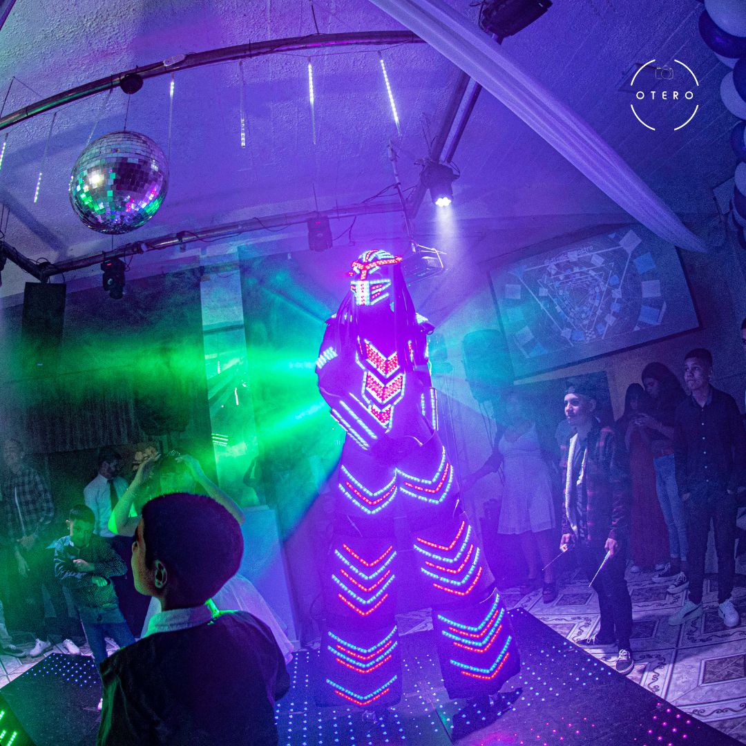 Robot led para fiestas y eventos en Uruguay