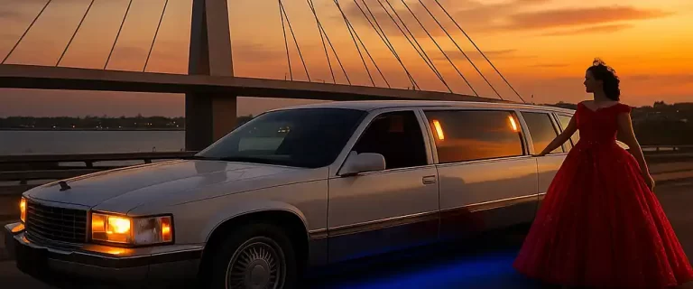 Alquiler de limusina blanca Cadillac para bodas y eventos en Uruguay