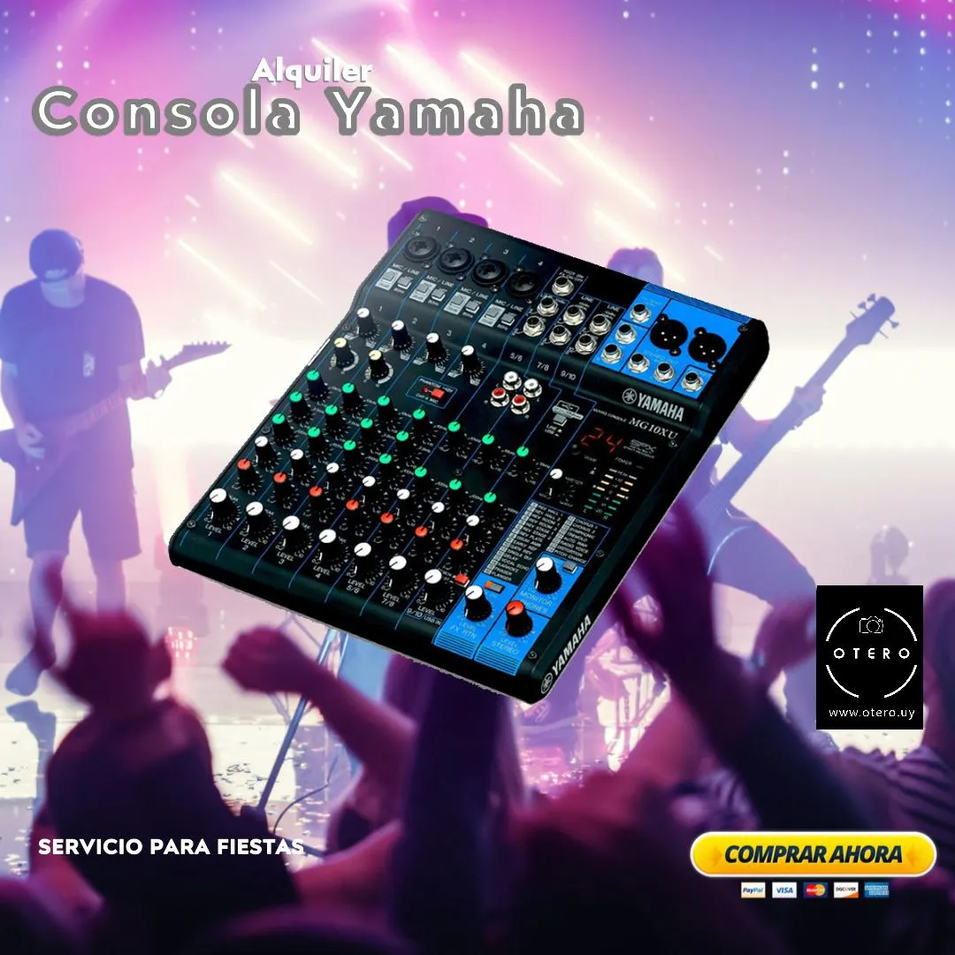 Consola Yamaha para sonido profesional